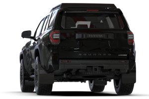 Toyota 4Runner Mud Flaps - Rally Armor - UR Series - Black with White Logo - `25-`27
